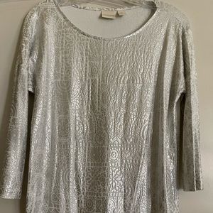 Great Silver Chico’s Top, New